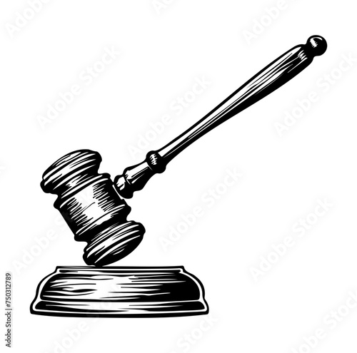 Judge gavel icon