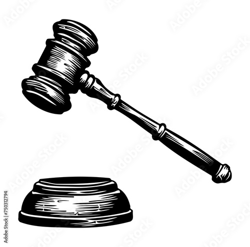 Judge gavel icon