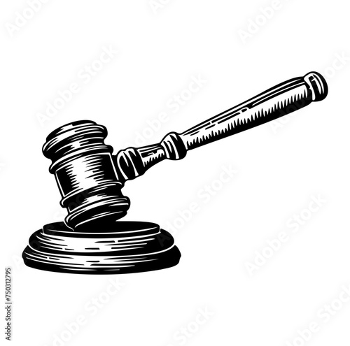 Judge gavel icon
