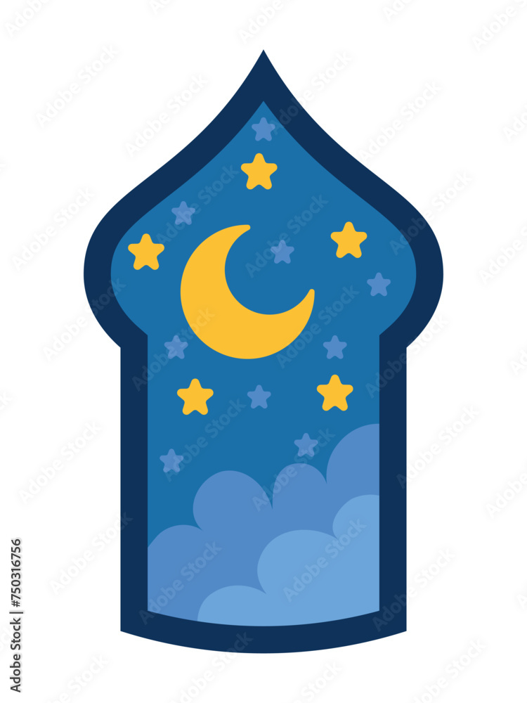 Obraz premium arabic night frame