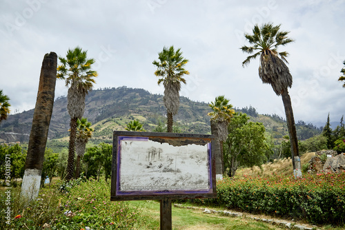 Obraz na plátne Yungay, ubicado en el departamento de Áncash, Perú.