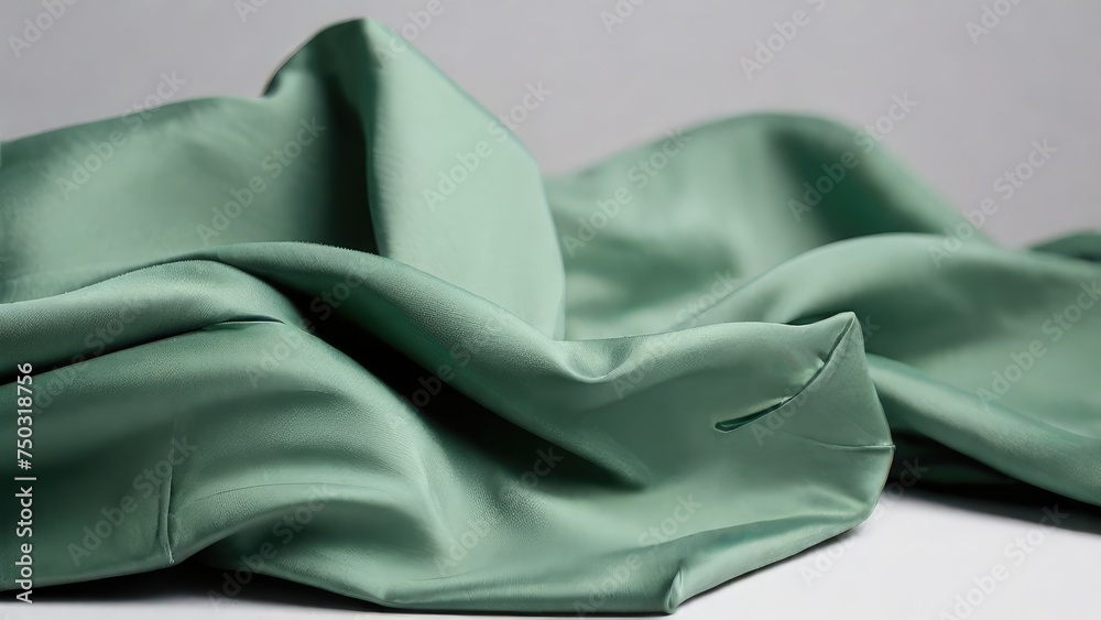green silk fabric green silk fabric