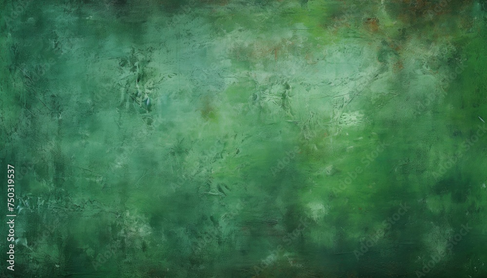 Fototapeta premium Scraped green background