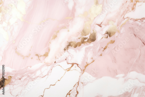 Marble Background. Pink White Golden Marbled Texture with Gold Veins. Abstract luxury background for Wallpaper, Banner, invitation