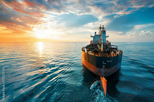 FPSO tanker in the ocean