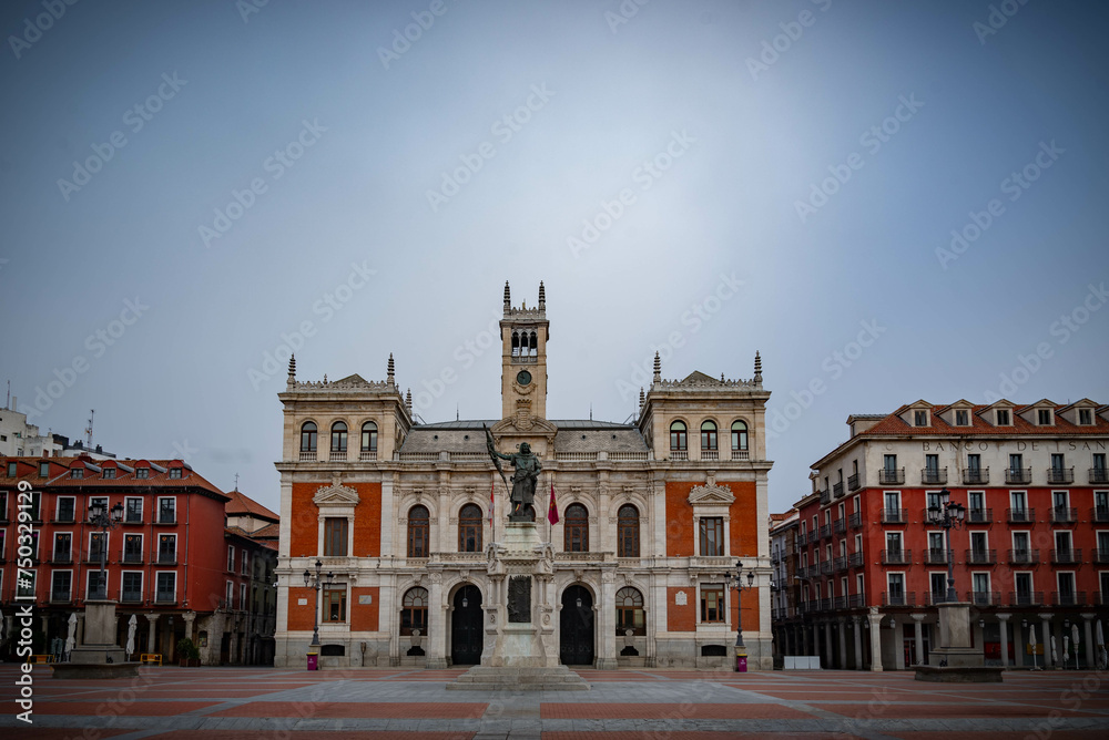 Valladolid historic and monumental city of the past with a lot of historical heritage Spain in Europe