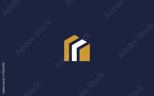 letter rr with house logo icon design vector design template inspiration