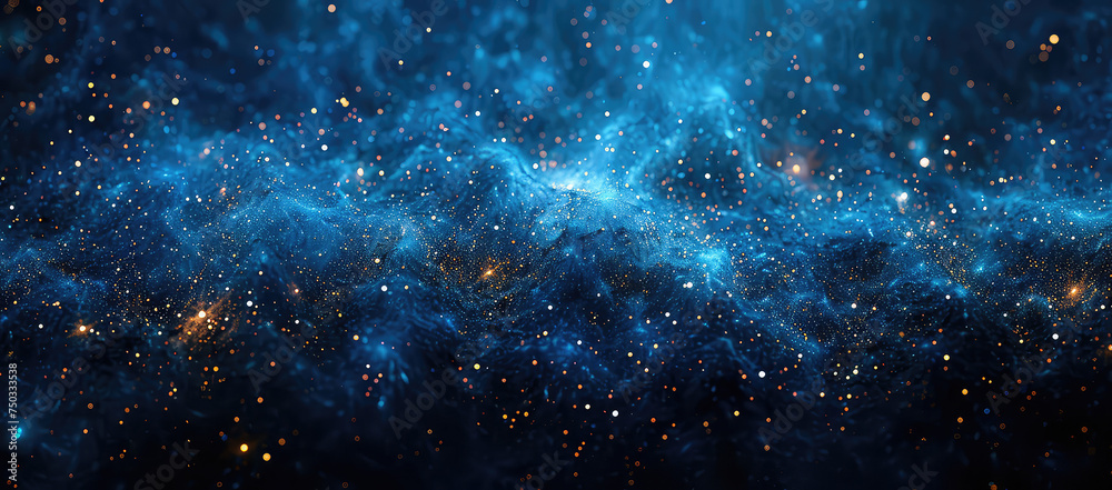 Starry outer space background texture. Created with Ai