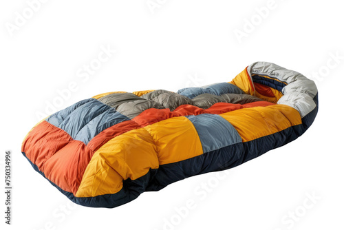 Lightweight Sleeping Bag Isolated on Transparent Background