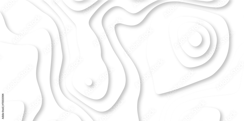 Vector white geometric 3d papercut wave carve line element. white wave decoration ornament. Luxury papercut white background. topographic canyon map light relief texture, curved layers and shadow. Vector white geometric 3d papercut wave carve line element. white wave decoration ornament. Luxury papercut white background. topographic canyon map light relief texture, curved layers and shadow.
