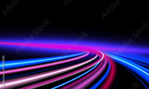 Abstract speed Business Start up launching product with Electric car and city concept Hitech communication concept innovation background, vector design