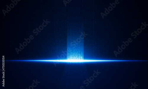Abstract Pixel Key Door open Light out technology and Question mark background Hitech communication concept innovation background, vector design
