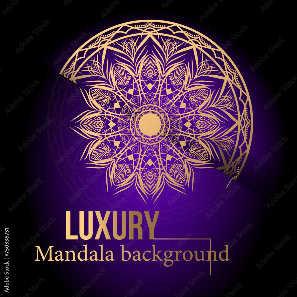Luxury mandala background with golden Pattern. Luxury mandala background with golden Pattern.