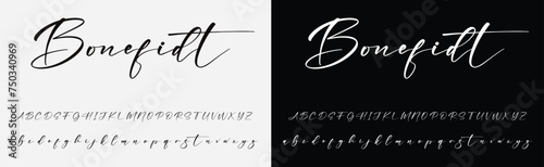 Best Alphabet Calligraphy Font lettering handwritten