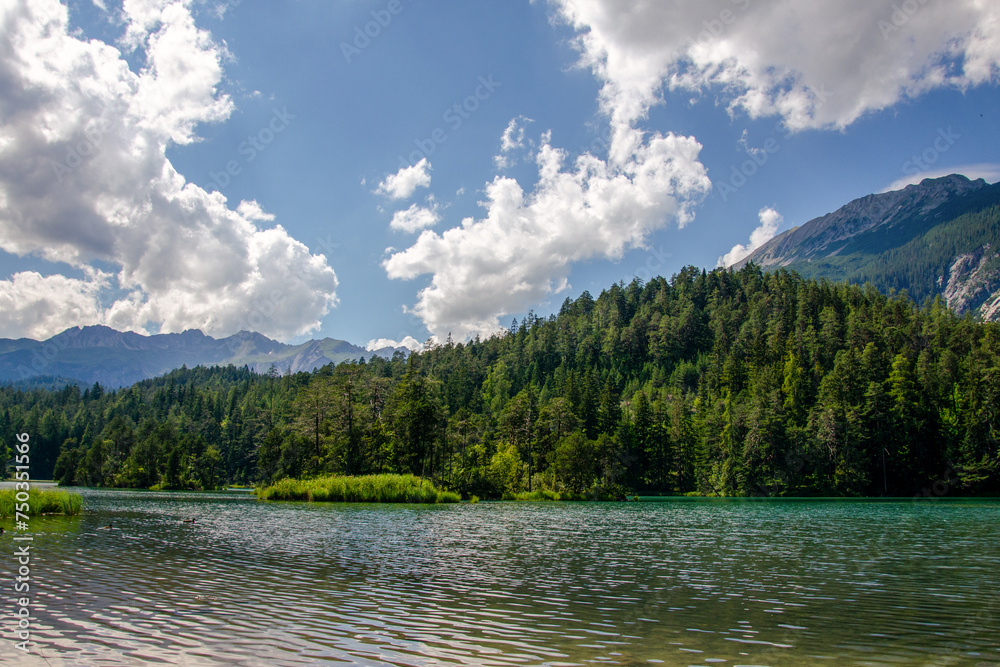 The Weißensee in Austria during the summer The Weißensee in Austria during the summer