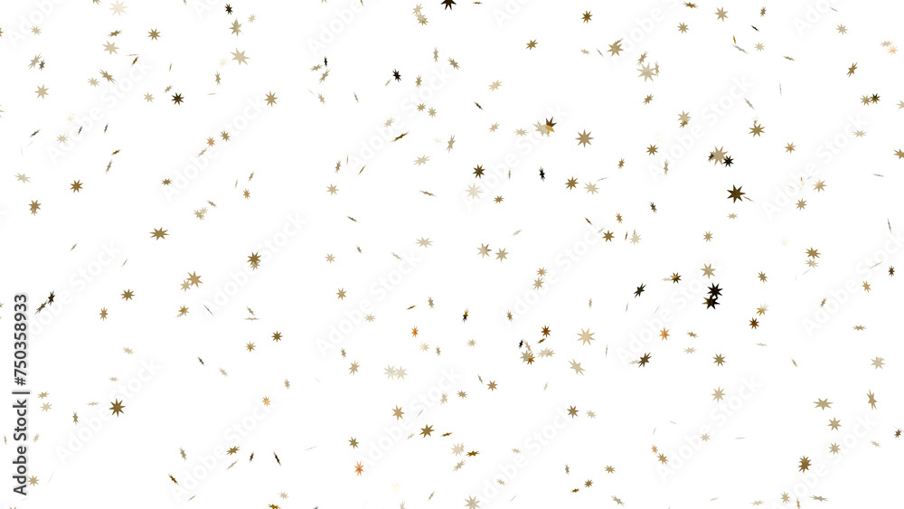 Starry Dreams: Golden stars cascade down in 3D, representing hope, dreams, and a bright future for any occasion Starry Dreams: Golden stars cascade down in 3D, representing hope, dreams, and a bright future for any occasion