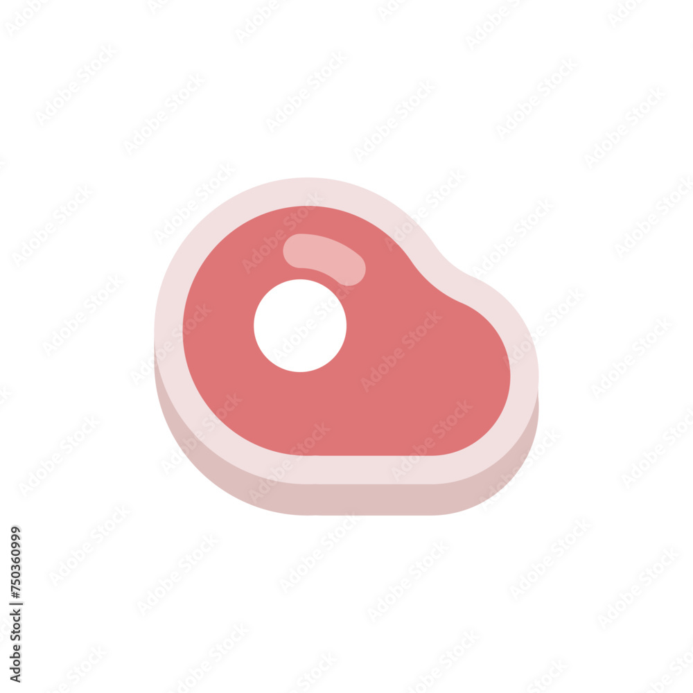 Steak vector illustration, Steak flat icon, meat Steak vector illustration, Steak flat icon, meat