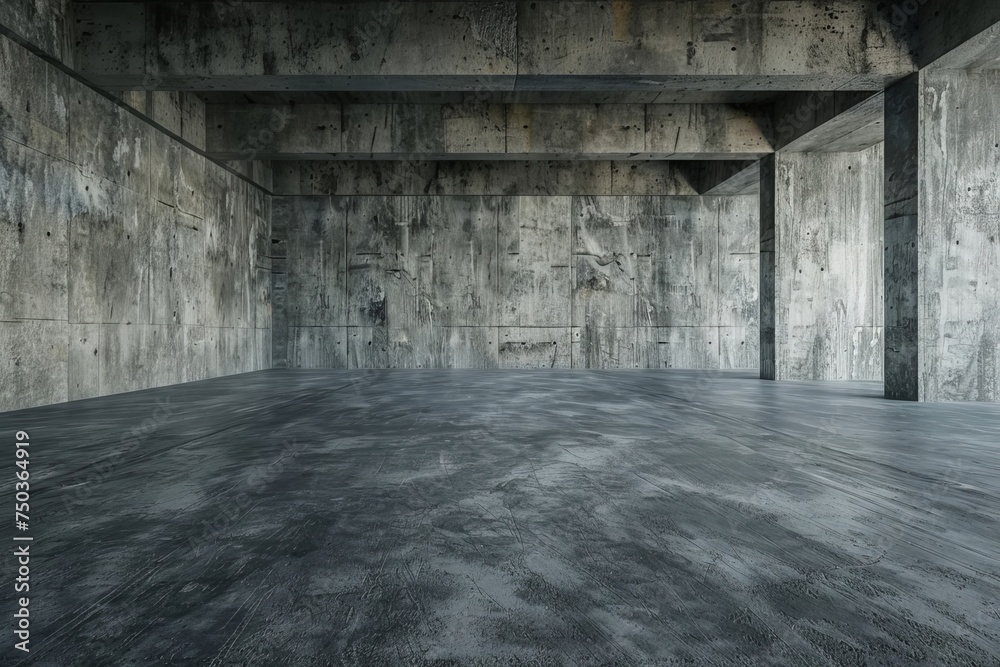 Cement Floor and Wall Room Cement Floor and Wall Room