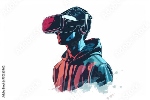 VR Expo Mixed Reality Headset. Virtual Reality Goggles for Sight. Augmented reality 3D Glasses Cancer Rehabilitation. 3D Future Technology Achievable Gadget and Kinship Wearable Equipment