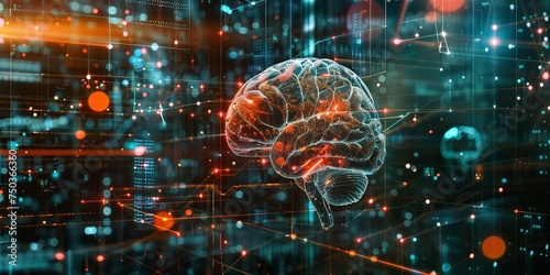Neutral Brain Artificial Intelligence Hologram