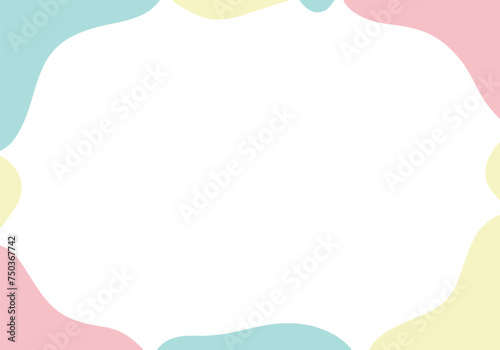 春色の幾何学フレーム