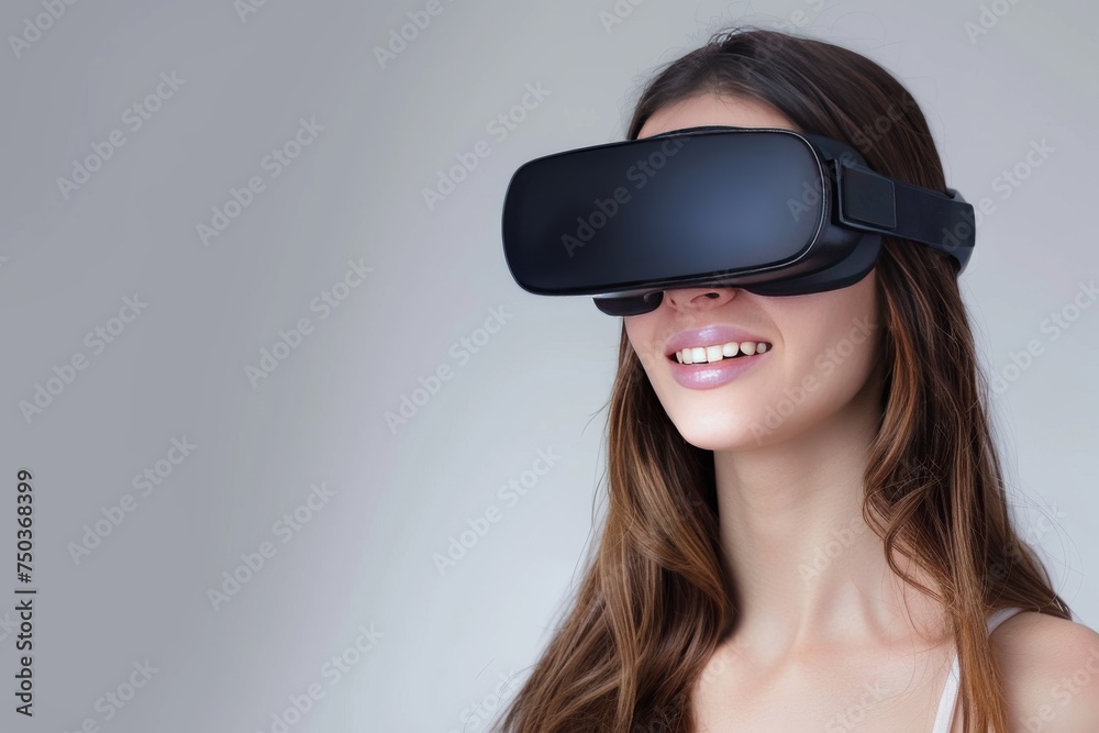 VR Meditation Mixed Reality Headset. Virtual Reality Goggles for Hypervision. Augmented reality 3D Glasses Corporate events. 3D Future Technology Receptive Gadget and Smooth Wearable Equipment VR Meditation Mixed Reality Headset. Virtual Reality Goggles for Hypervision. Augmented reality 3D Glasses Corporate events. 3D Future Technology Receptive Gadget and Smooth Wearable Equipment