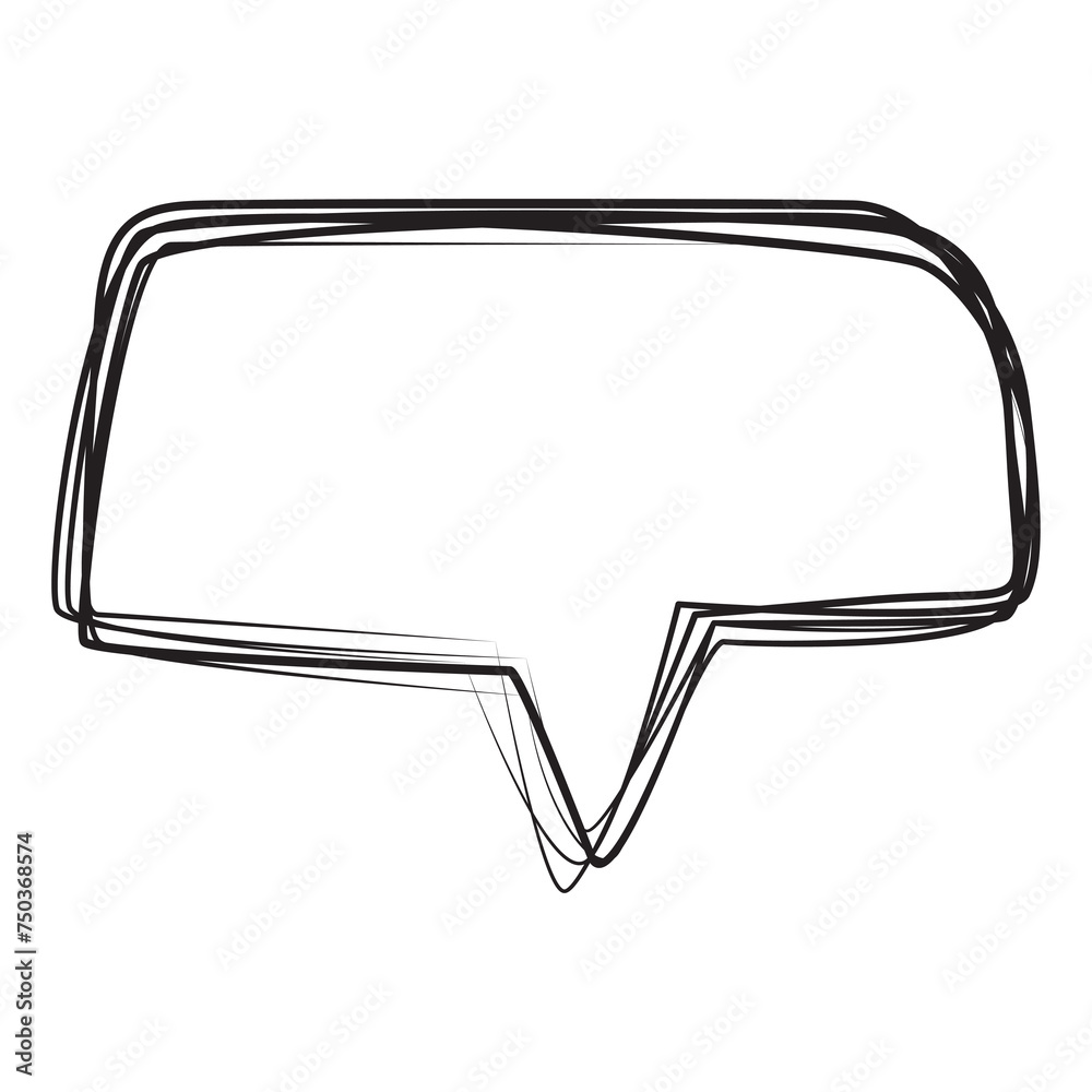 Naklejka premium bubble talk transparent background