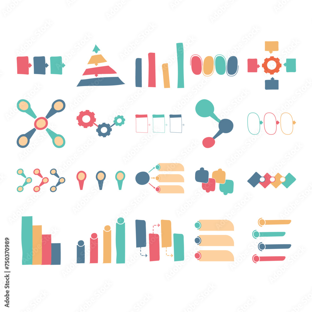 Obraz premium Data Infographic Asset