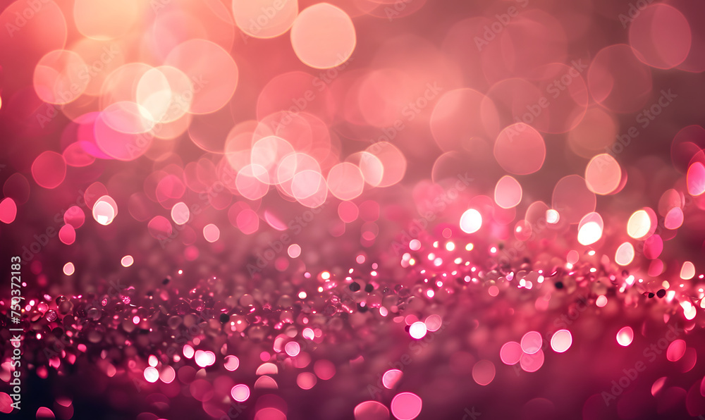 a pink background with pink lights and sparkles, Generative AI a pink background with pink lights and sparkles, Generative AI