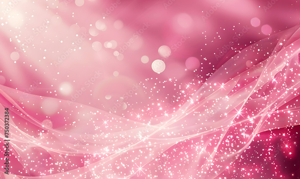 a pink background with pink lights and sparkles, Generative AI a pink background with pink lights and sparkles, Generative AI