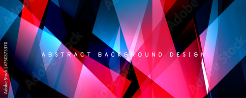 Breaking Glass Background, Kaleidoscope effect. Transparent Straight Lines. Dynamic Light Rays effect. Vector Illustration For Wallpaper, Banner, Background, Card, Book Illustration, landing page