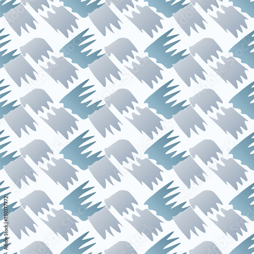 Japanese Diagonal Weave Vector Seamless Pattern