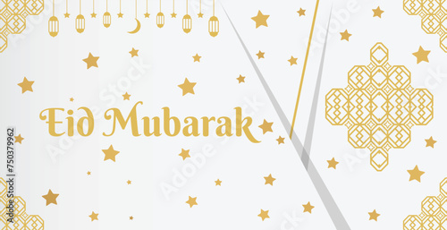 Fototapeta Naklejka Na Ścianę i Meble -  Eid Mubarak 2024 Arabic Calligraphy for eid greeting cards design - vector.