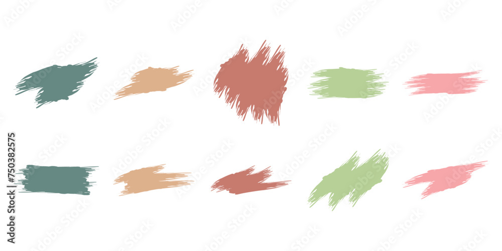 Fototapeta premium Brush Stroke Shape