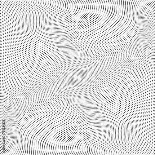 Abstract disappearing background. Perforation distorted dotted background. Background with transparency effect. Abstract background consisting of small dots.