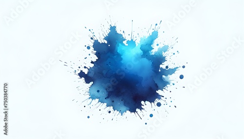 blue splashes