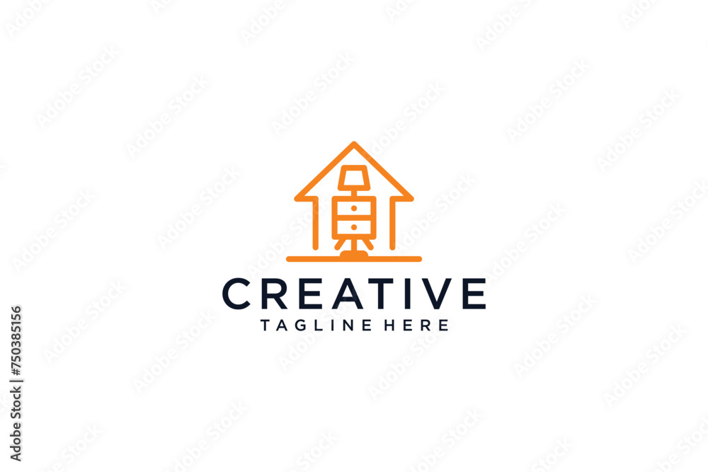 Minimalism furniture logo design inspiration Minimalism furniture logo design inspiration