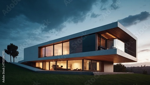 Modern exterior design house