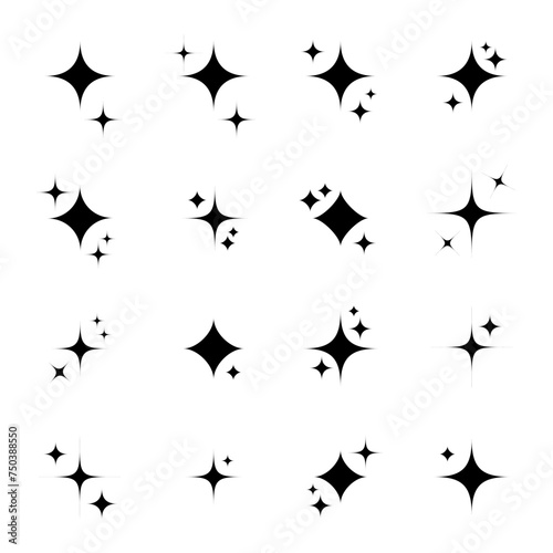 Abstract geometric vector shapes for infographics, web design and unique modern designs. Set of unique geometric shapes on white isolated background