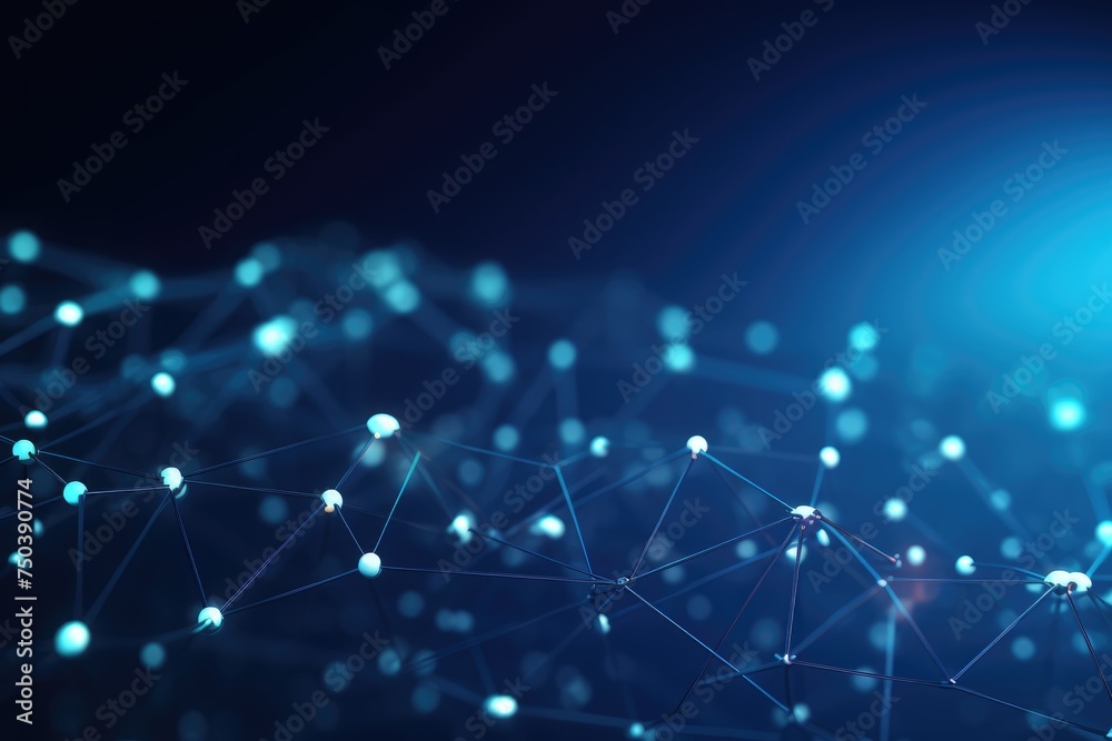 Abstract digital background. Big data visualization. Network connection structure. Science background. Network connection structure, Ai generated Abstract digital background. Big data visualization. Network connection structure. Science background. Network connection structure, Ai generated