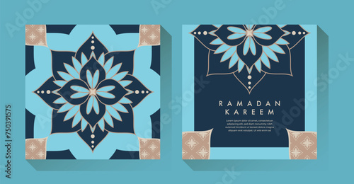 Ramadan Kareem Pattern Background Illustration