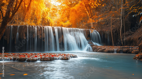 waterfall in the park