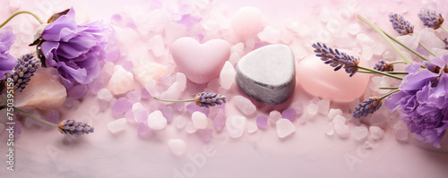 lavender flowers and soap