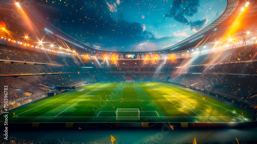 stadium for soccer tournament photo