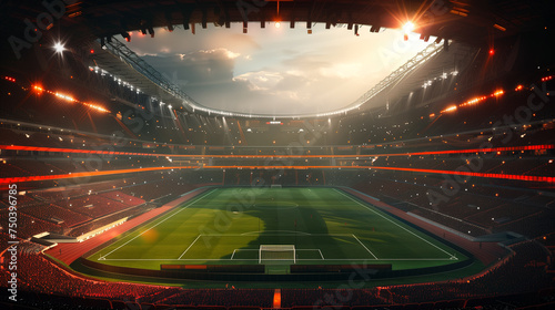 stadium for soccer tournament