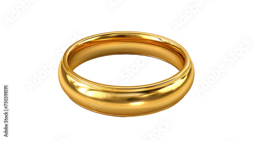 Gold Ring on Transparent Background.png