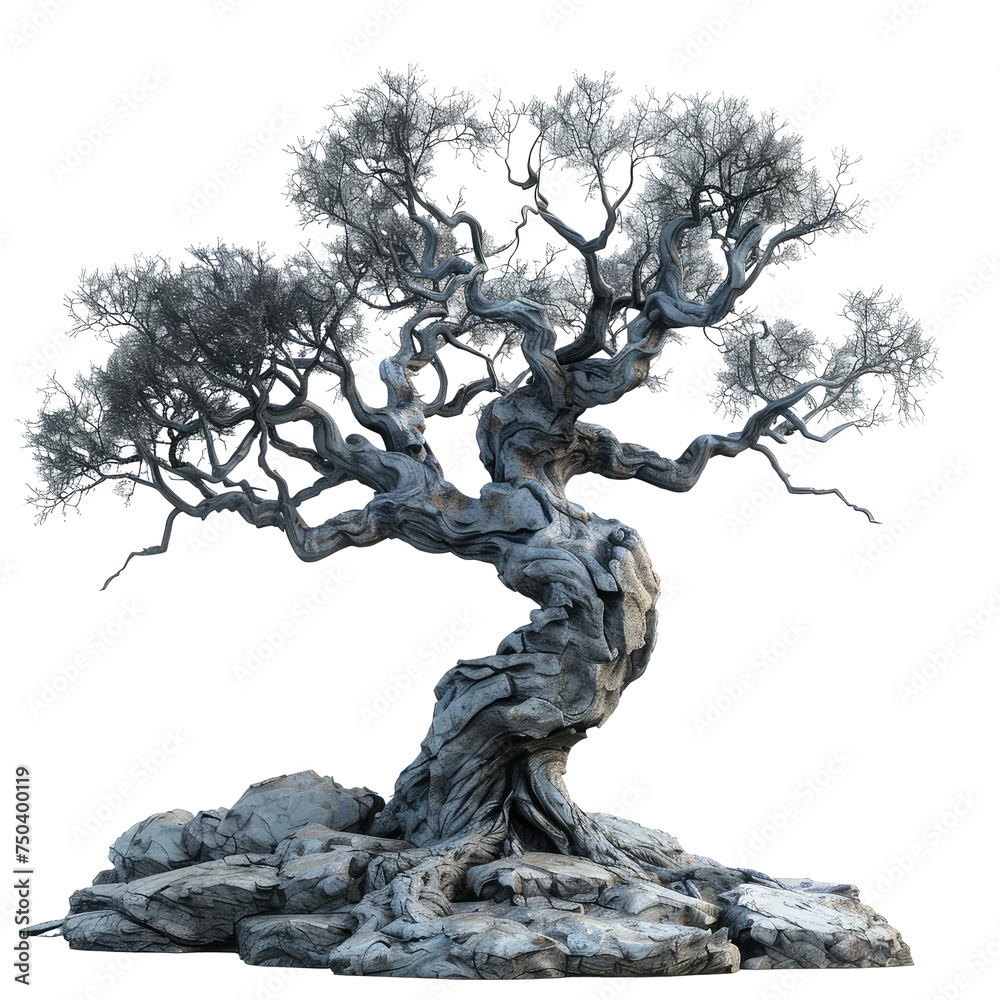 haunted oak tree isolated on transparent background haunted oak tree isolated on transparent background