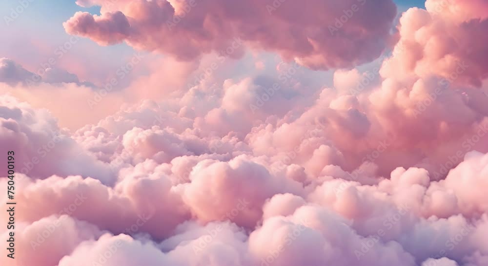 Soaring Through a Sea of Cotton Candy