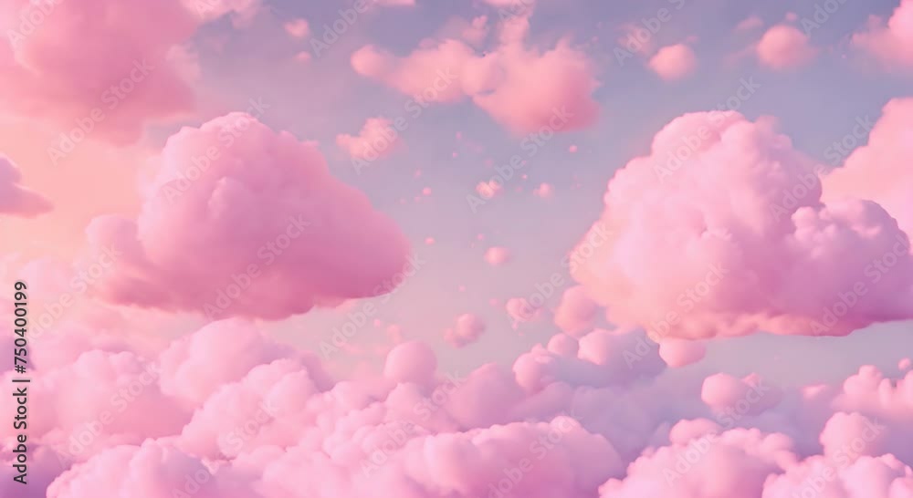 A Dreamy Flight Among the Pink Clouds A Dreamy Flight Among the Pink Clouds