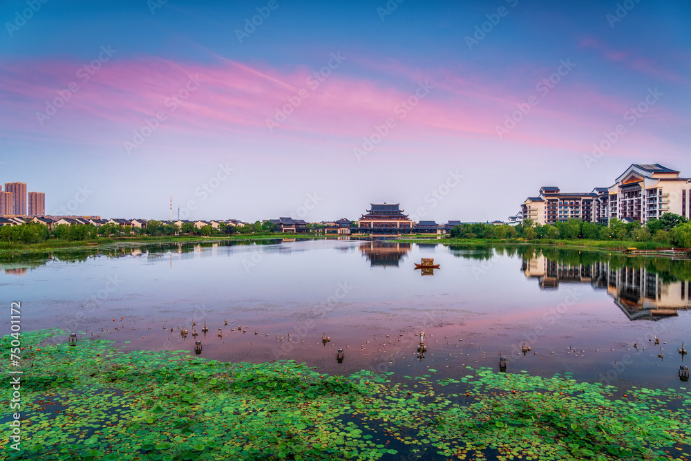 Obraz premium Sunac Cultural Tourism City, Wuxi, China